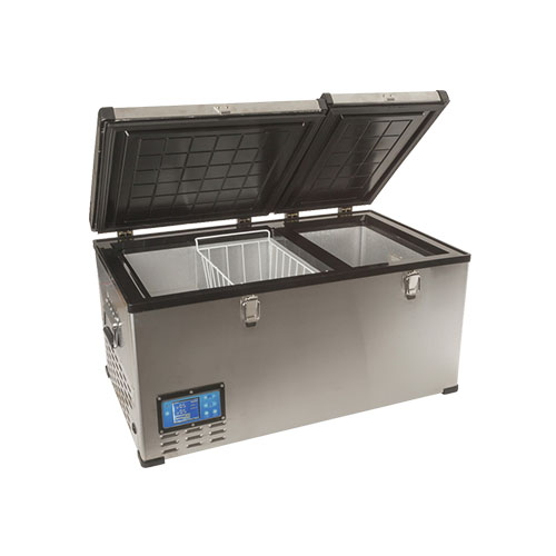 Chest freezer with lift-up lids