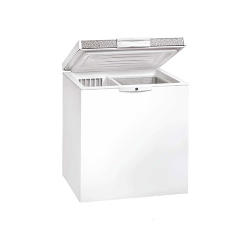 White chest freezer